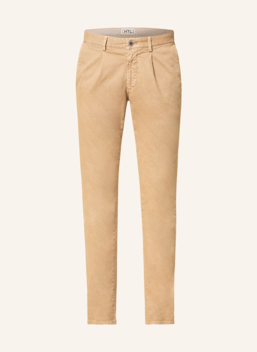 HILTL Chinos slim straight fit, Color: LIGHT BROWN (Image 1)