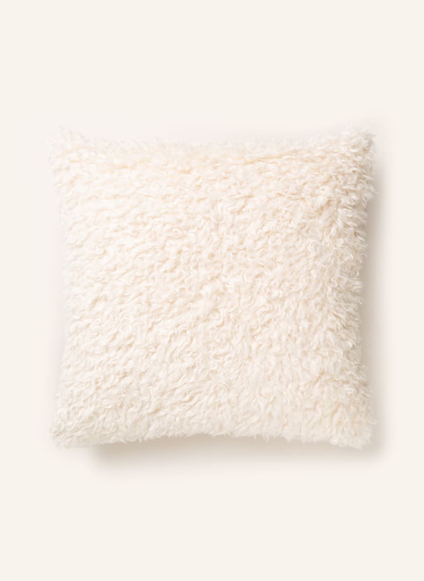 EB HOME Faux fur decorative cushion cover, Color: CREAM (Image 1)