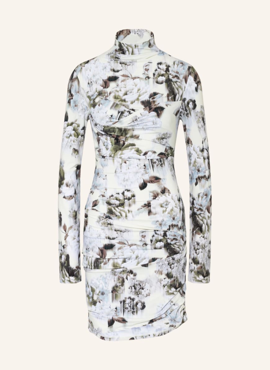 Off-White Kleid, Farbe: ECRU/ OLIV/ HELLBLAU (Bild 1)
