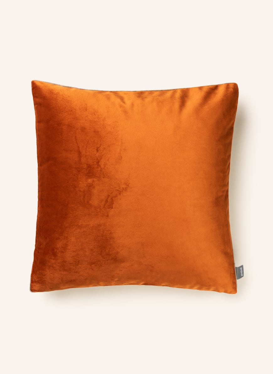 PAD Velvet decorative cushion cover ELEGANCE, Color: COGNAC (Image 1)