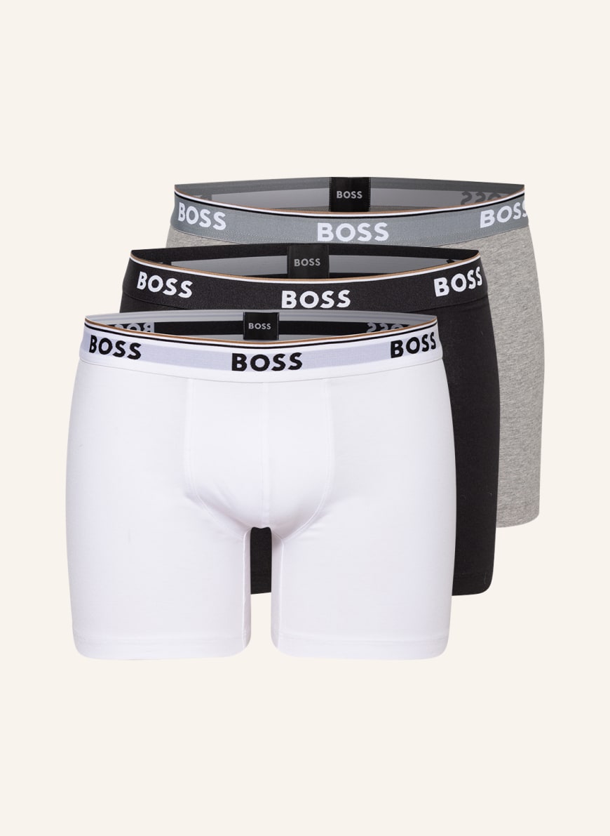 BOSS 3-pack boxer shorts, Color: WHITE (Image 1)