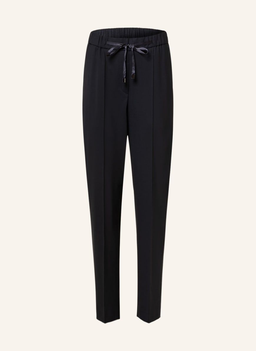 PESERICO Trousers in jogger style, Color: DARK BLUE (Image 1)