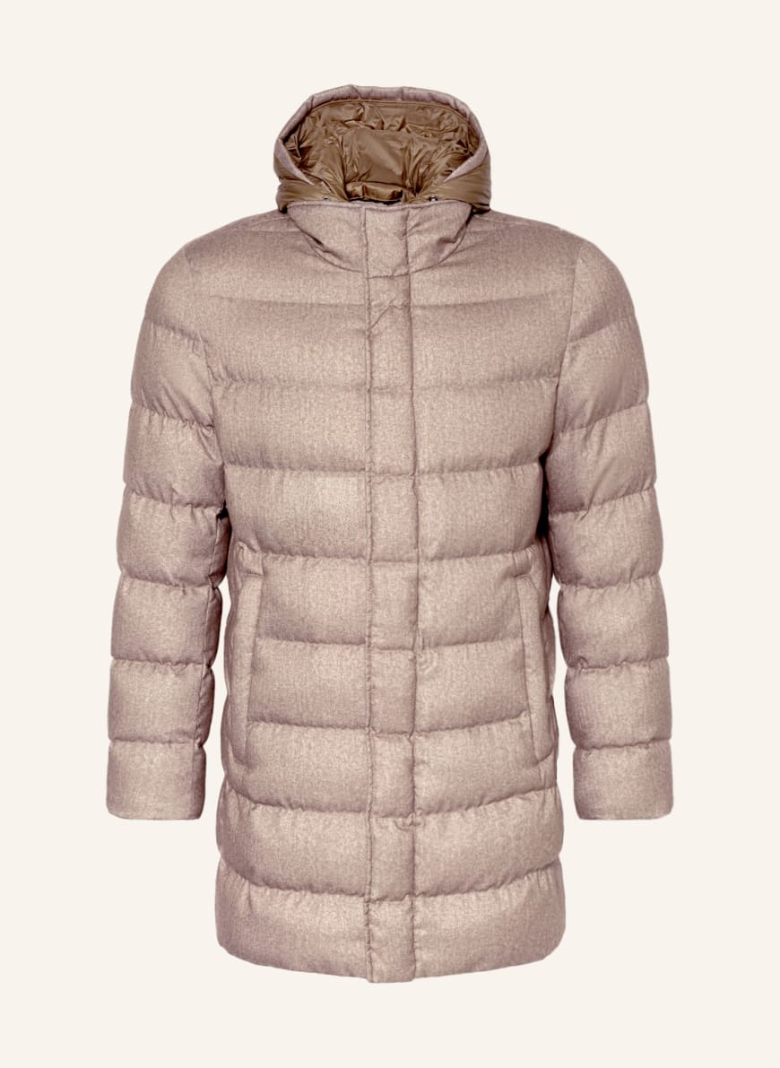 SCHNEIDERS Quilted jacket OLIVERO with detachable trim  , Color: BEIGE (Image 1)