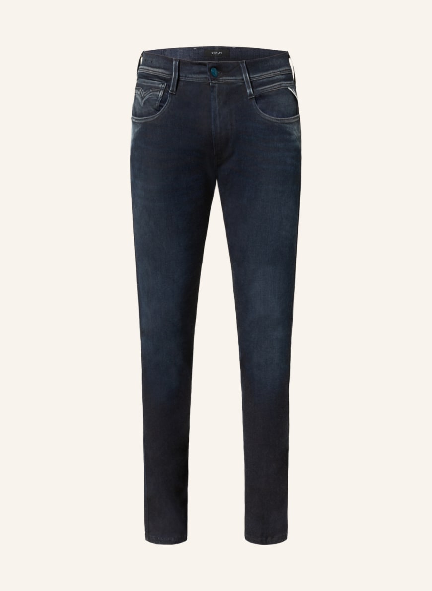 REPLAY Jeans ANBASS HYPERFLEX RE-USED Slim Fit, Farbe: 007 DARK BLUE (Bild 1)