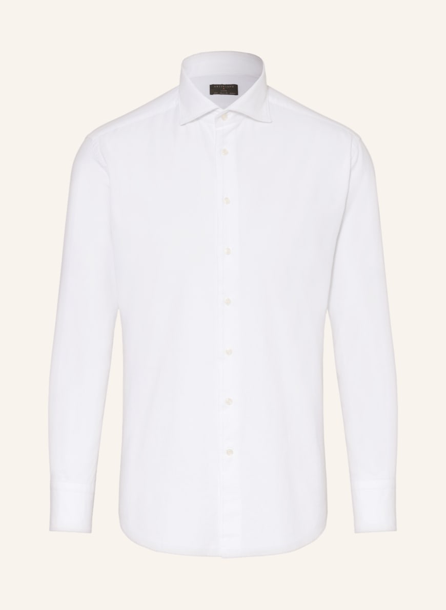 ARTIGIANO Corduroy shirt classic fit, Color: WHITE (Image 1)