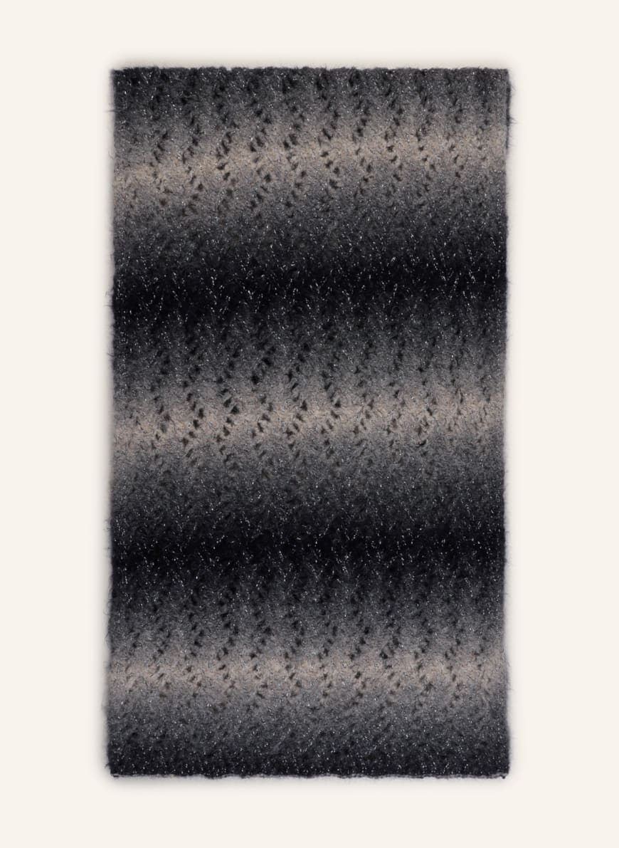 FABIANA FILIPPI Schal mit Glitzergarn und Alpaka , Farbe: DUNKELBLAU (Bild 1)
