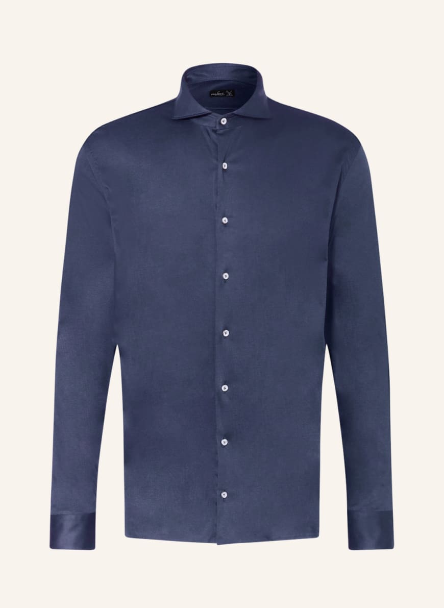 van Laack Jerseyhemd PER Tailor Fit , Farbe: DUNKELBLAU(Bild 1)