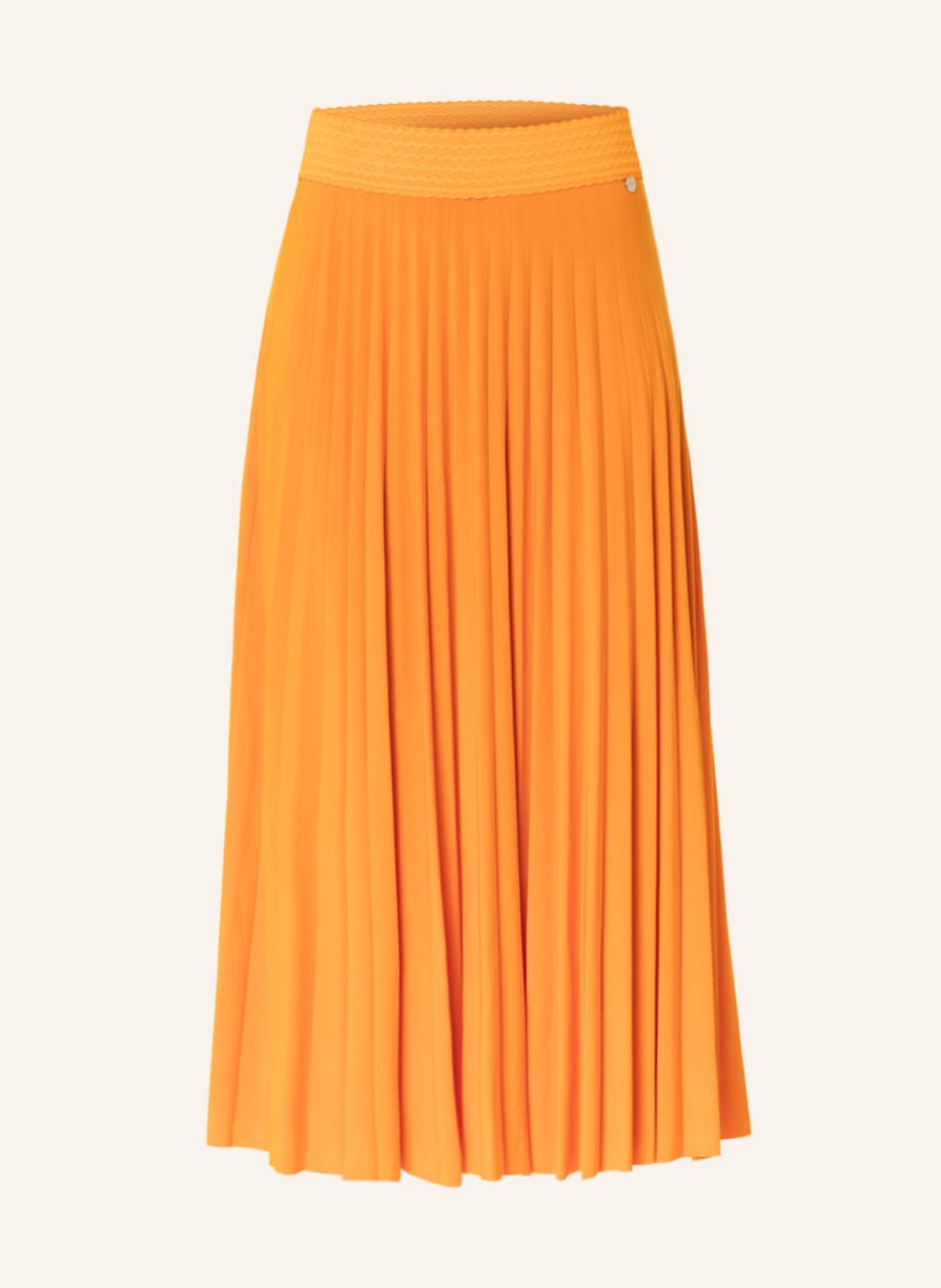 rich&royal Pleated skirt, Color: ORANGE(Image 1)