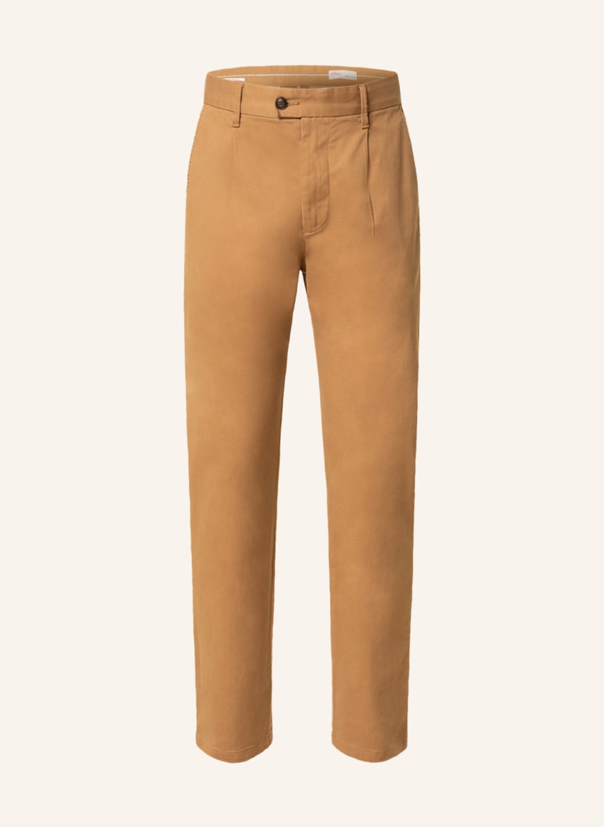s.Oliver RED Chino Relaxed Fit, Farbe: HELLBRAUN (Bild 1)