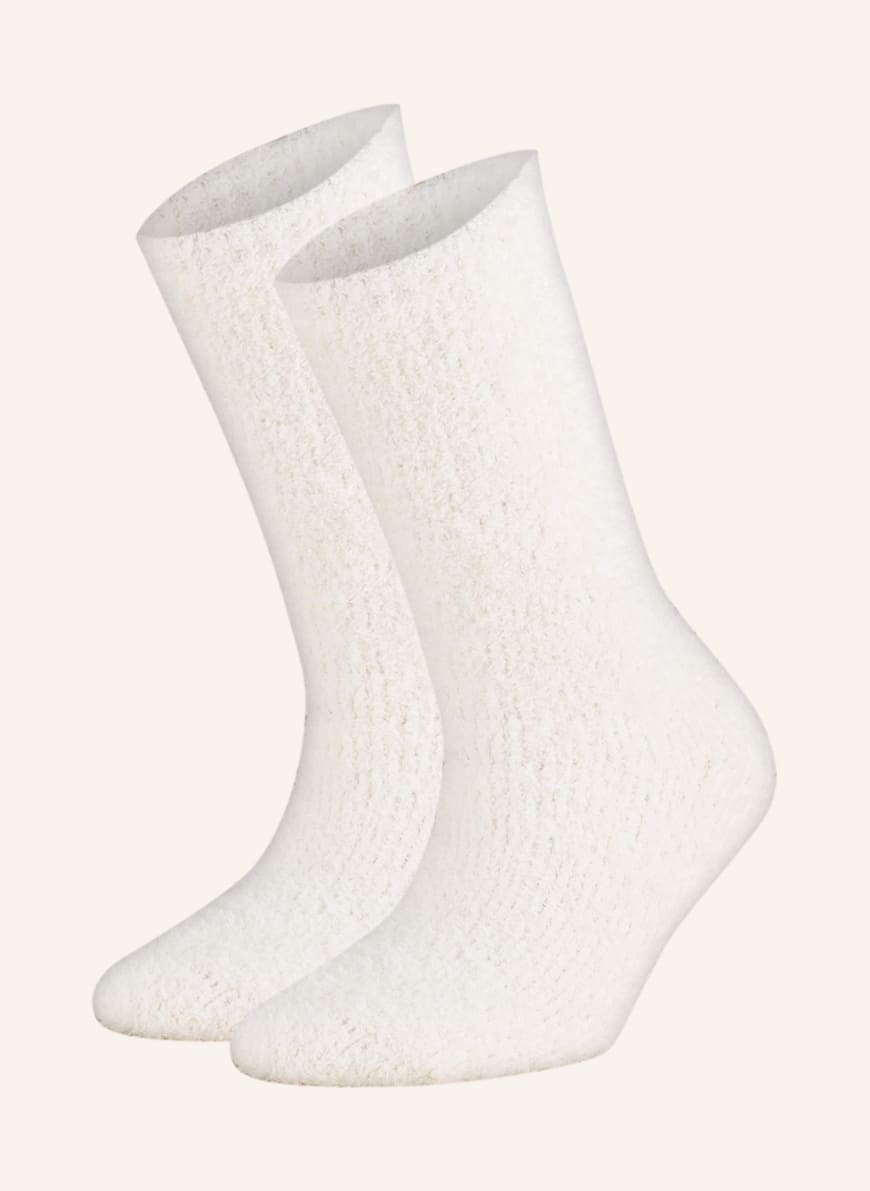 Juvia 2-pack socks with gift box , Color: ECRU (Image 1)