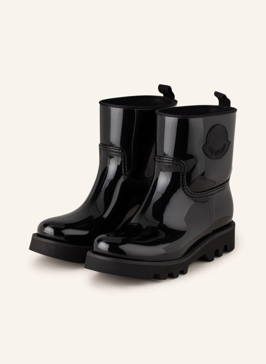 MONCLER Rubber boots GINETTE in black 