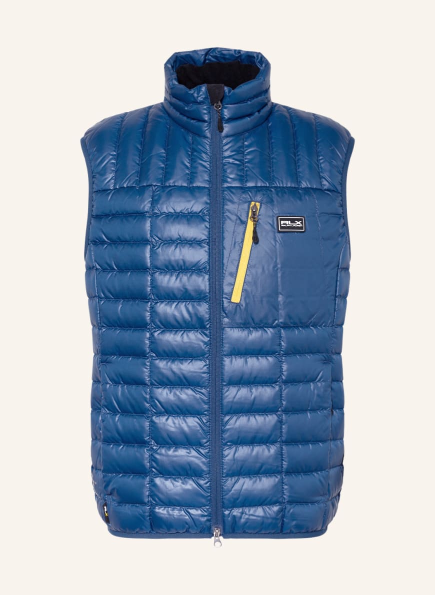 POLO RALPH LAUREN Quilted vest, Color: DARK BLUE(Image 1)