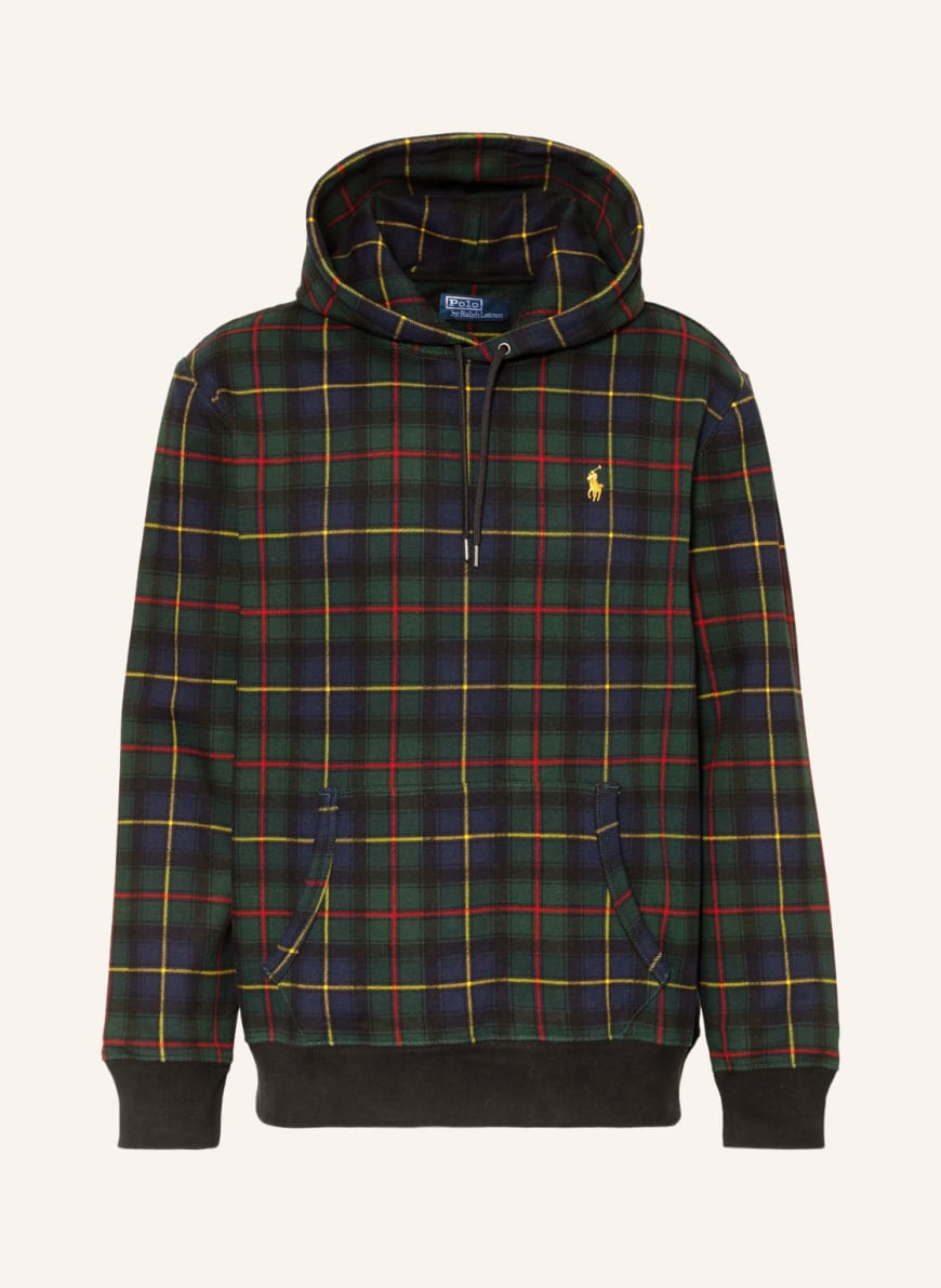 POLO RALPH LAUREN Hoodie, Farbe: BLAU/ DUNKELGRÜN/ GELB (Bild 1)