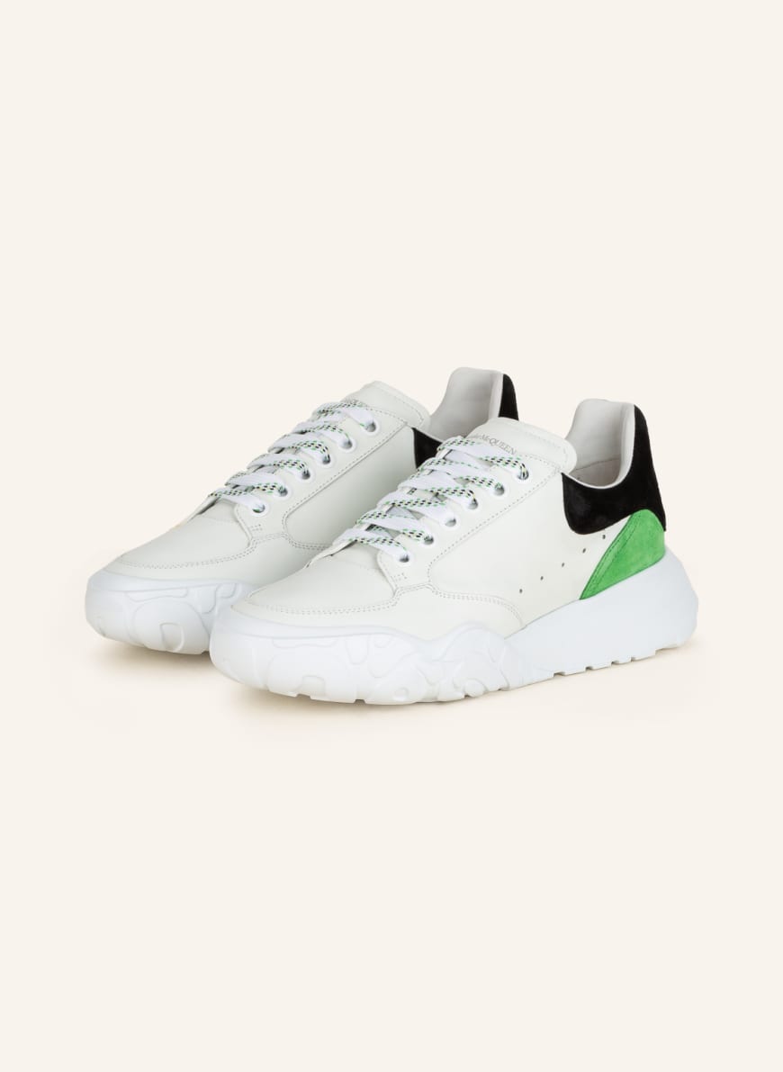 Alexander McQUEEN Sneakers, Color: WHITE/ BLACK/ GREEN (Image 1)