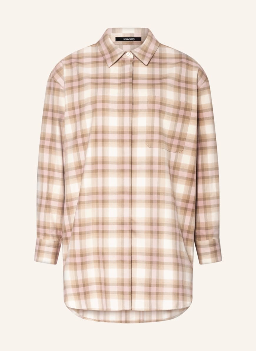 someday Shirt blouse ZAPLENA, Color: CREAM/ PINK/ BEIGE (Image 1)