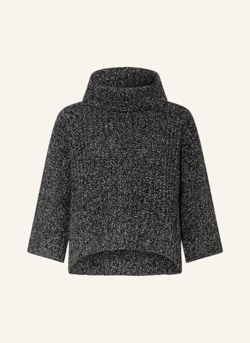 OPUS Turtleneck sweater PURMINO with 3/4 sleeves , Color: DARK GRAY(Image 1)