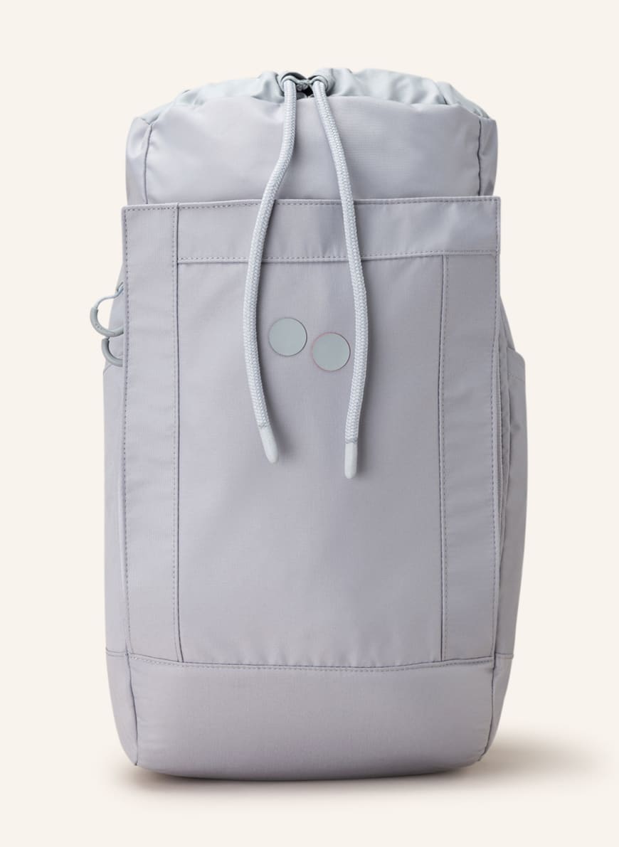 pinqponq Plecak KALM z kieszenią na laptop (możliwość powiększenia do 25 l), Kolor: JASNOCZARY(Obrazek 1)