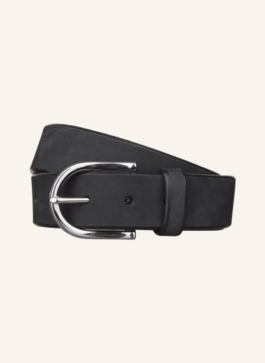 SCHUCHARD & FRIESE Leather belt, Color: BLACK (Image 1)