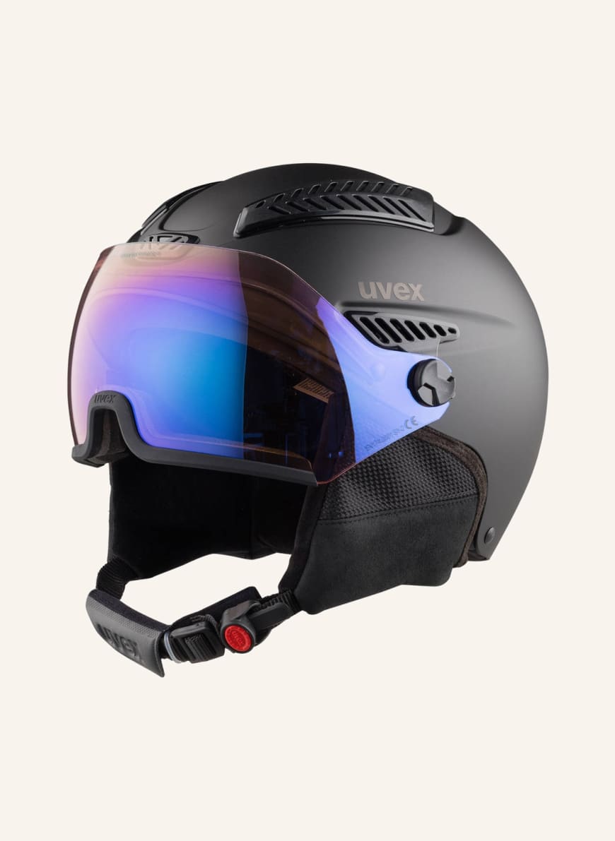 uvex Ski helmet 600 VISOR V, Color: BLACK(Image 1)