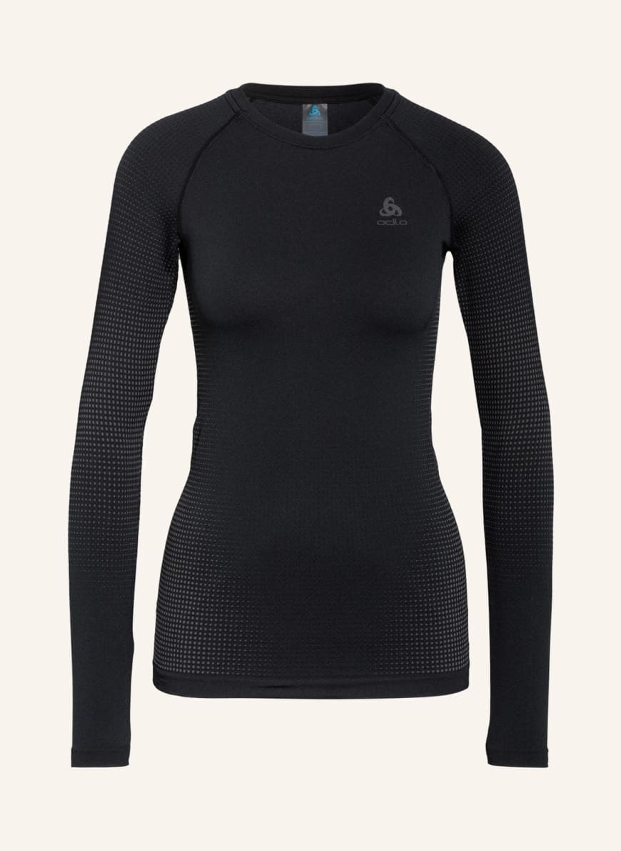 odlo Functional underwear shirt PERFORMANCE WARM ECO , Color: BLACK/ GRAY (Image 1)