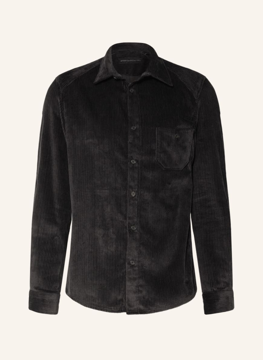 DRYKORN Corduroy shirt TREVISO regular fit , Color: BLACK (Image 1)