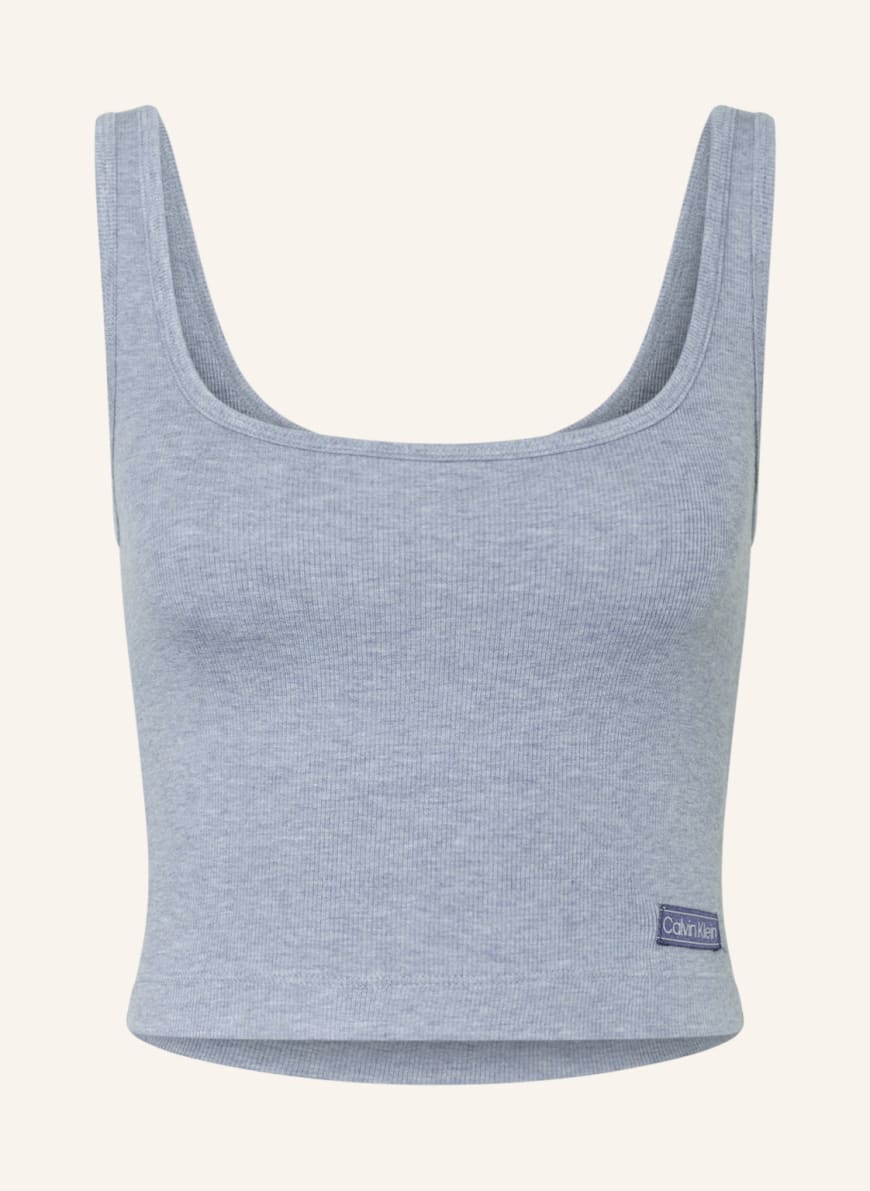 Calvin Klein Lounge top PURE RIBBED, Color: BLUE GRAY (Image 1)