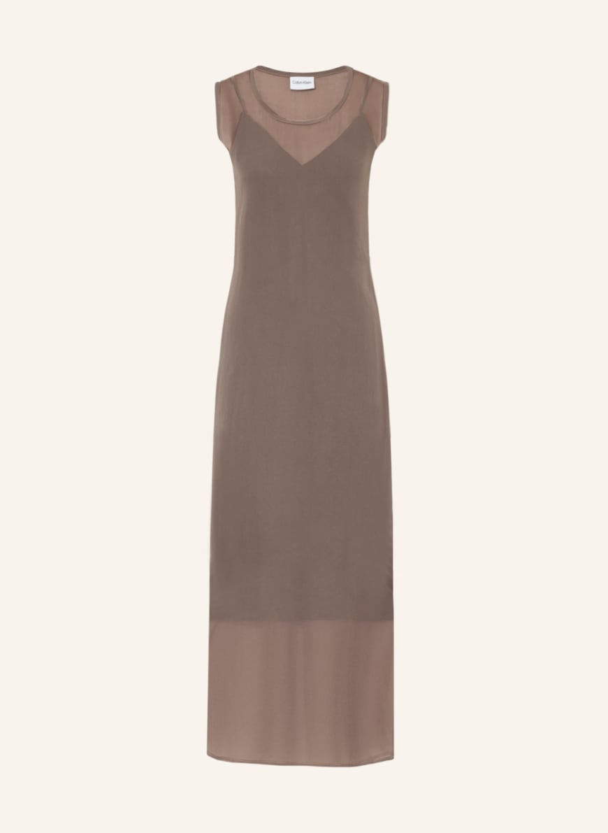 Calvin Klein Silk dress, Color: TAUPE (Image 1)