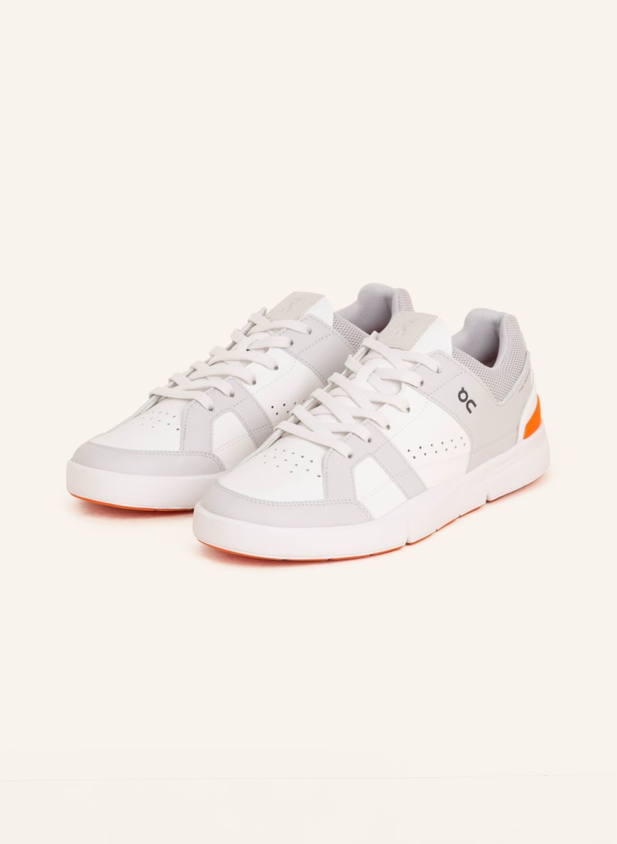 On Sneakers THE ROGER CLUBHOUSE, Color: WHITE/ LIGHT GRAY (Image 1)