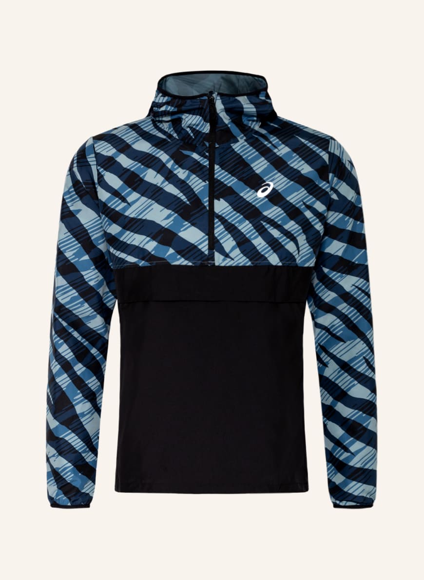 ASICS Running jacket WILD, Color: DARK BLUE/ LIGHT BLUE/ BLUE (Image 1)