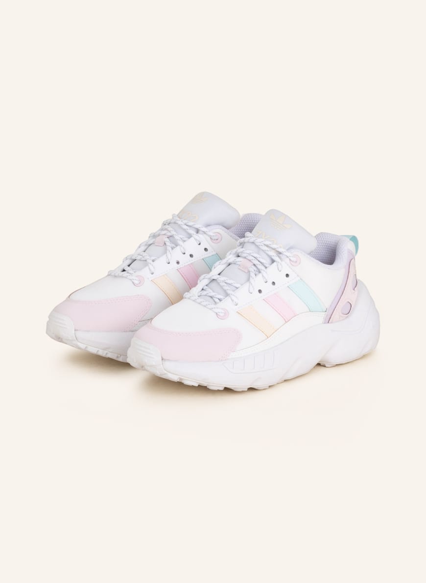 adidas Originals Sneaker ZX 22 J in weiss/ hellrosa/ helllila | Breuninger