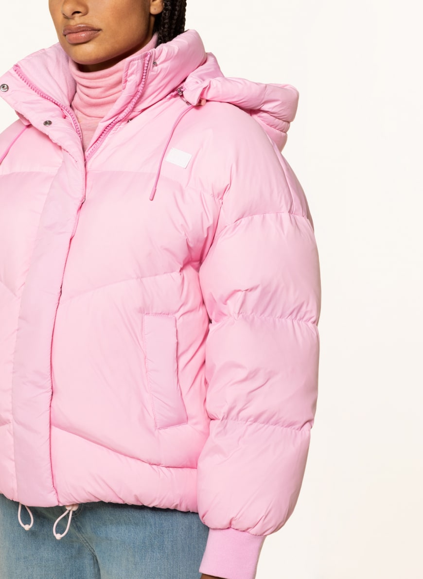Levi's® Down jacket with removable hood in pink | Breuninger