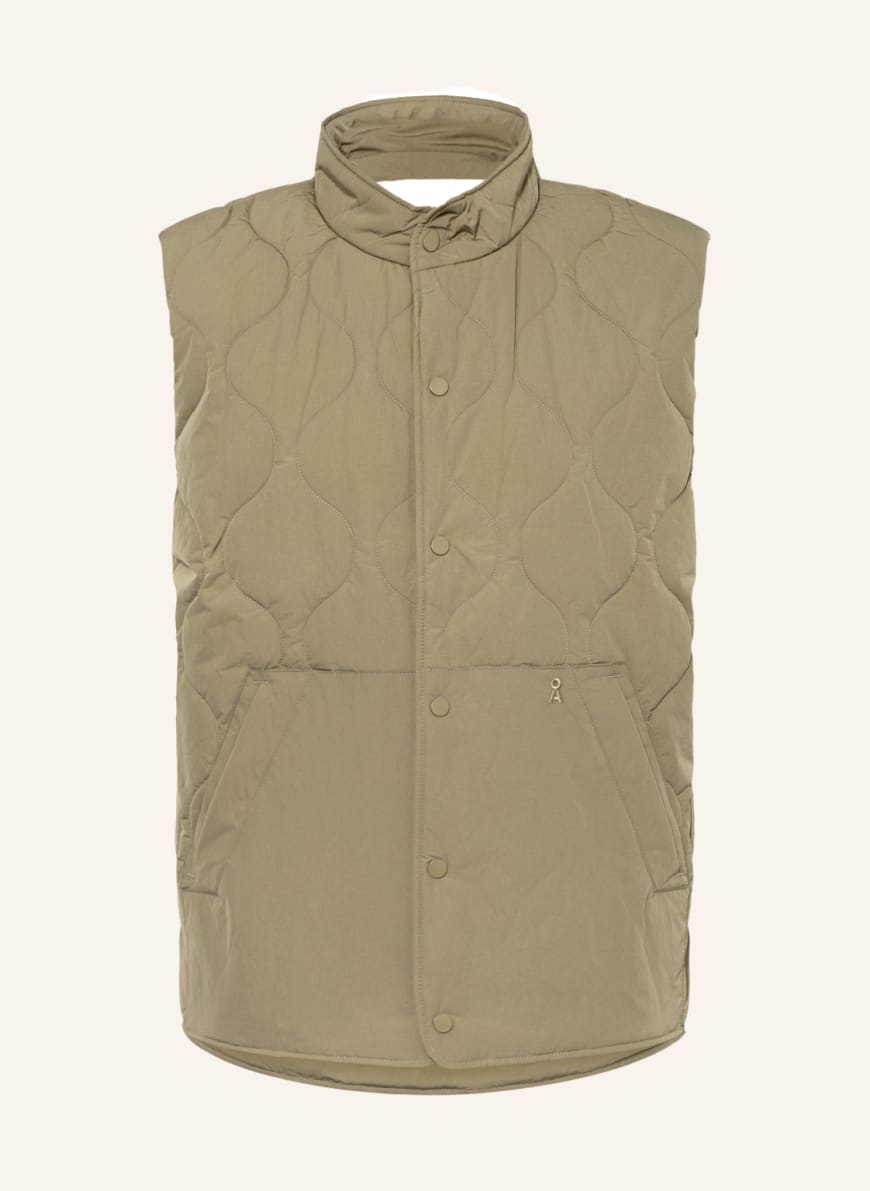 ARMEDANGELS Quilted vest VATNAA, Color: OLIVE (Image 1)