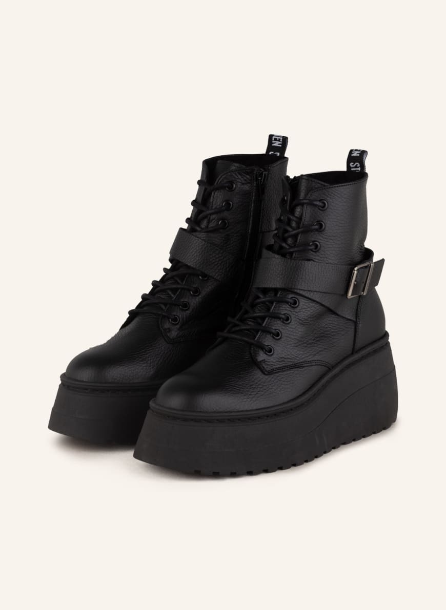 STEVE MADDEN Lace-up boots PINACO, Color: BLACK (Image 1)