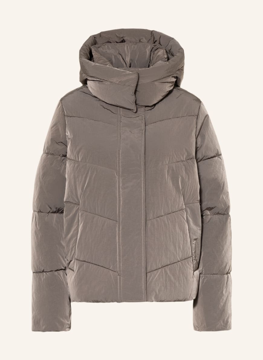 Calvin Klein Quilted jacket with detachable hood, Color: GRAY(Image 1)