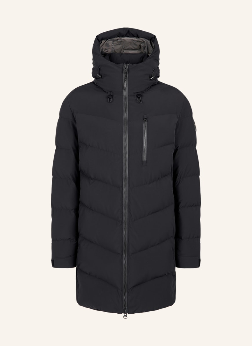 bugatti Quilted coat, Color: BLACK (Image 1)