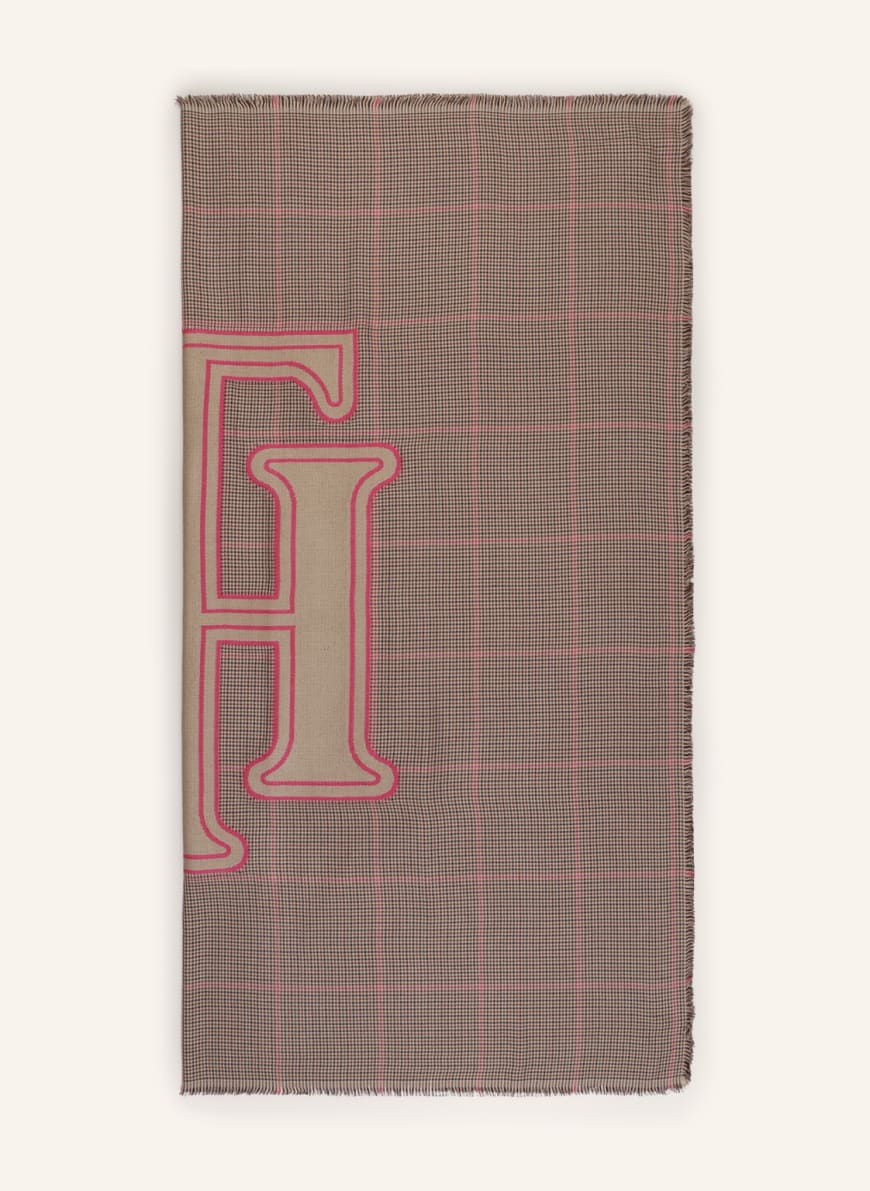 TOMMY HILFIGER Scarf , Color: BEIGE/ PINK (Image 1)