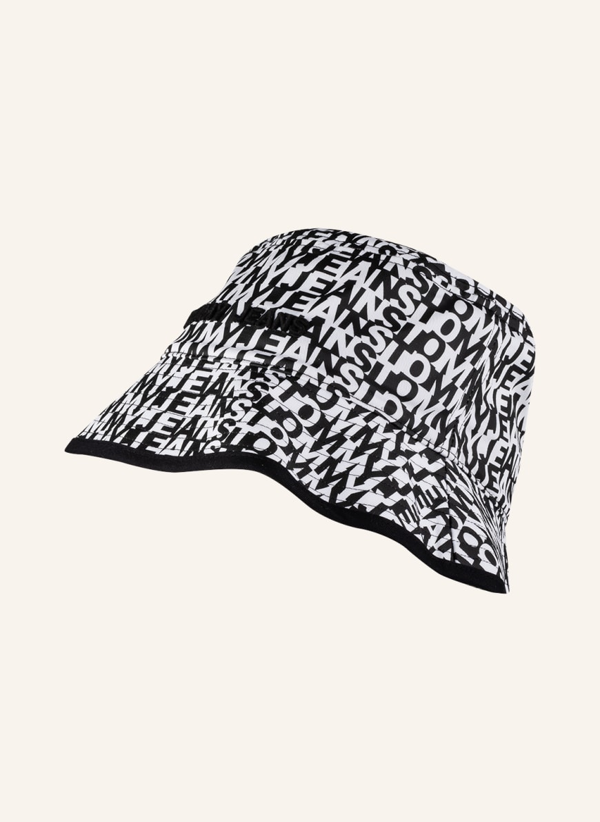 TOMMY JEANS Bucket-Hat, Farbe: SCHWARZ/ WEISS (Bild 1)
