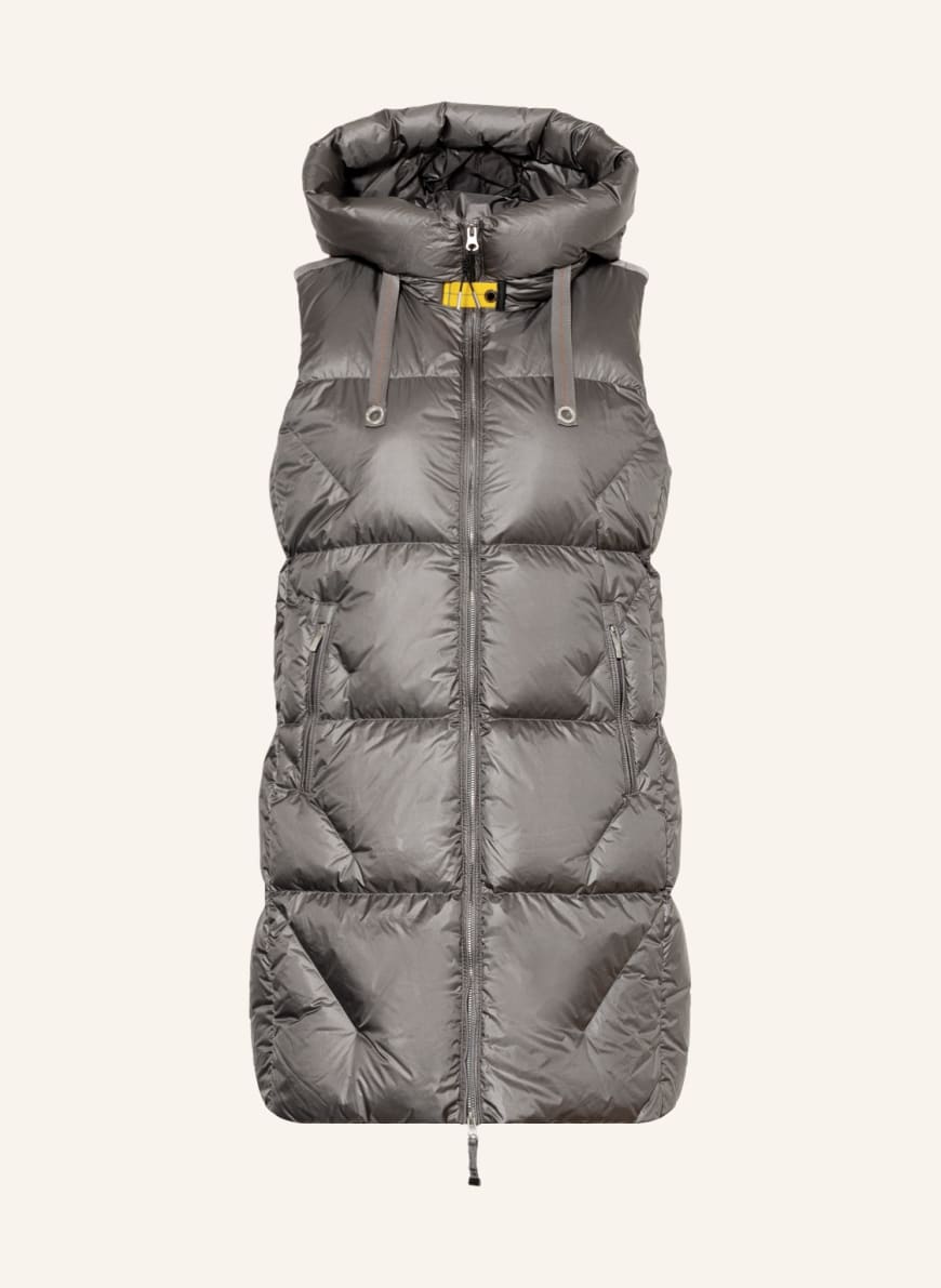 PARAJUMPERS Down vest ZULY, Color: GRAY (Image 1)