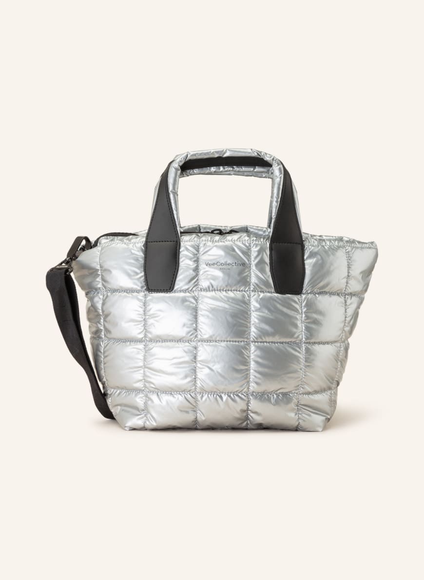 Vee Collective Shopper PORTER TOTE SMALL in silver & other colors ...