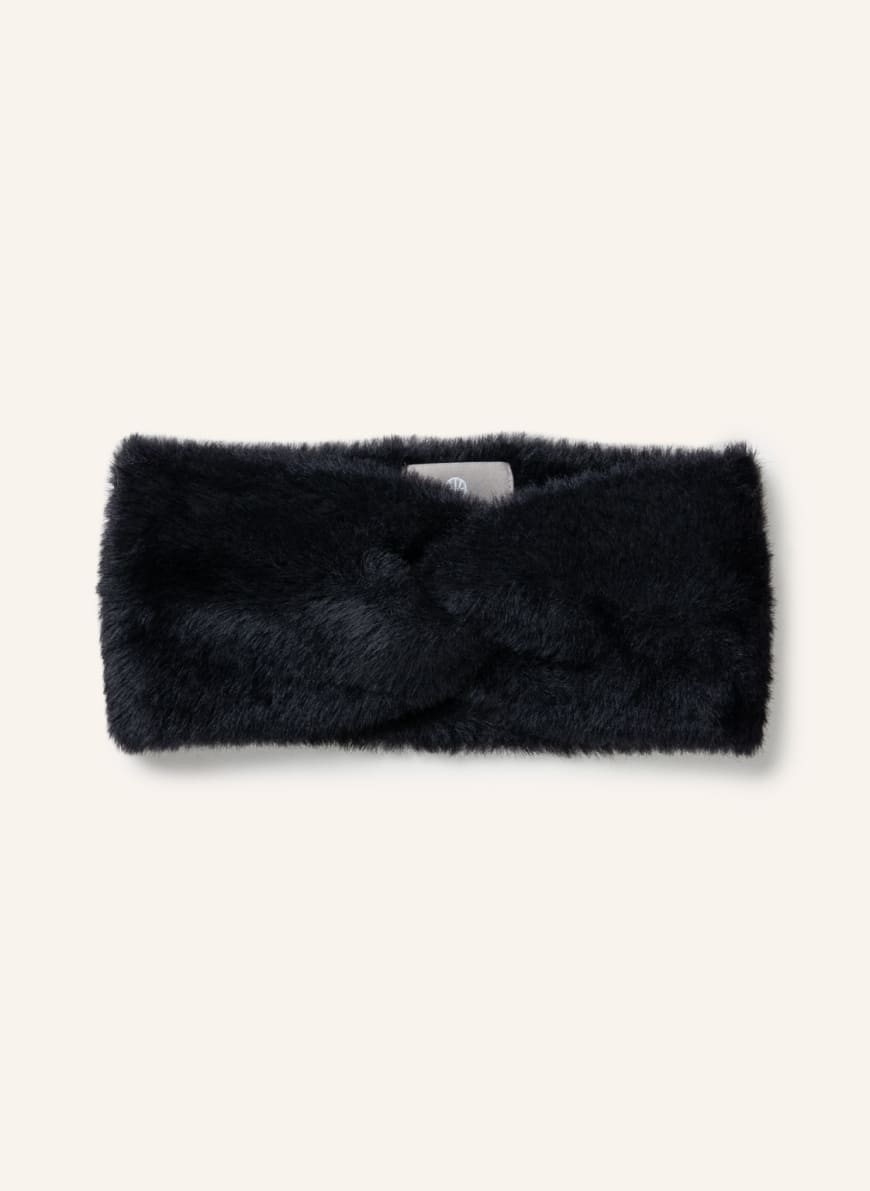 LOEVENICH Headband in faux fur, Color: BLACK (Image 1)