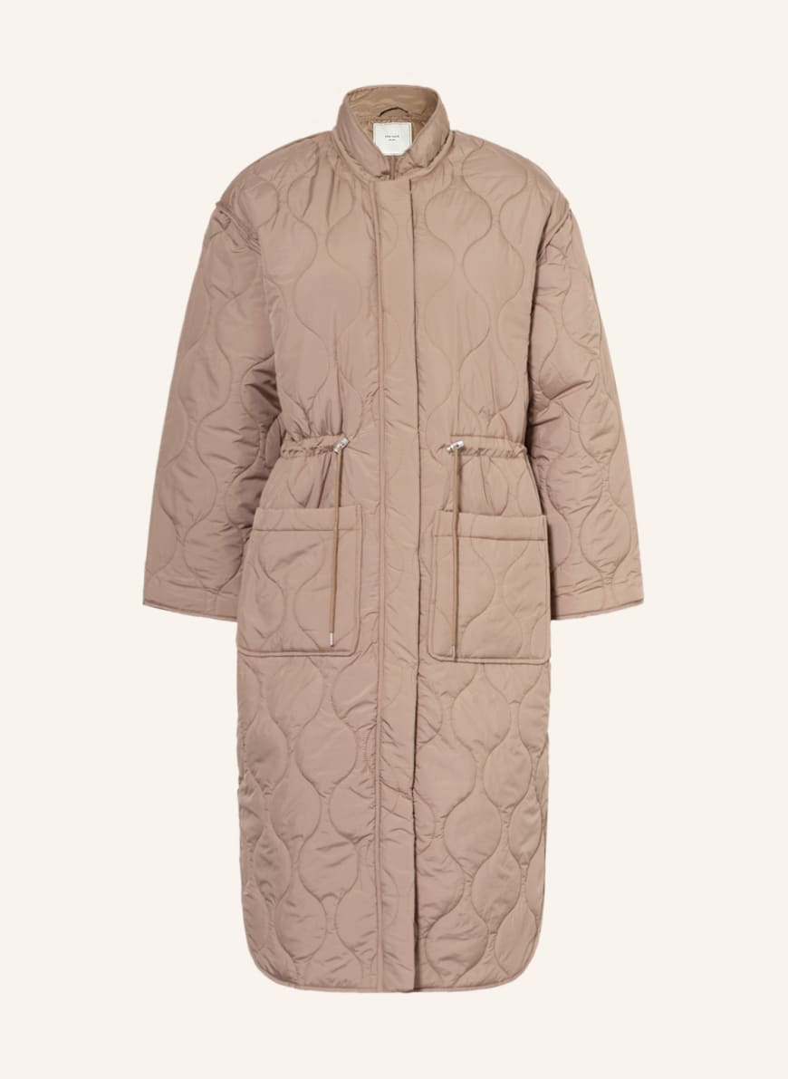 NEO NOIR Quilted coat FORD, Color: TAUPE (Image 1)