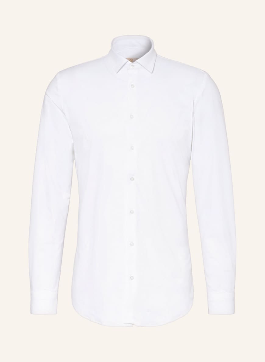 Q1 Manufaktur Jerseyhemd Extra Slim Fit , Farbe: WEISS (Bild 1)