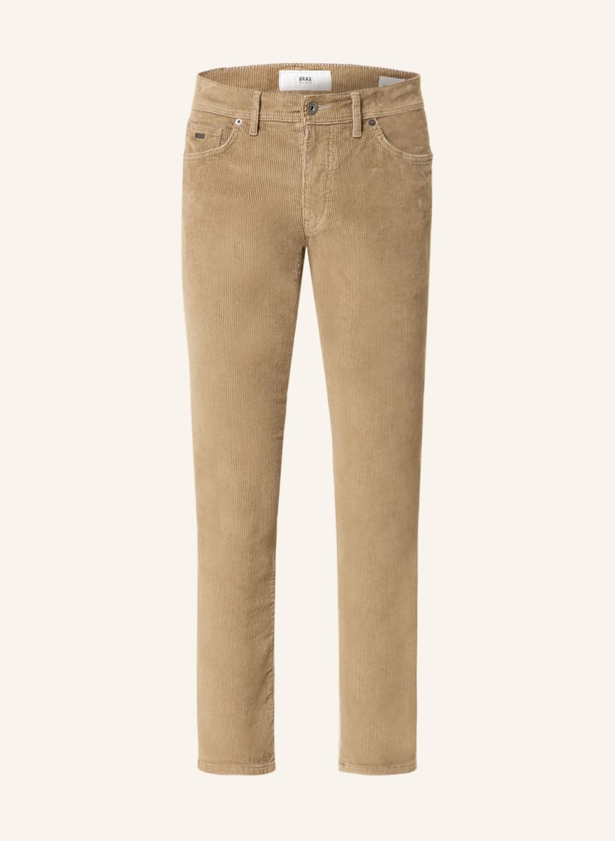 BRAX Corduroy trousers CADIZ straight fit , Color: BEIGE (Image 1)