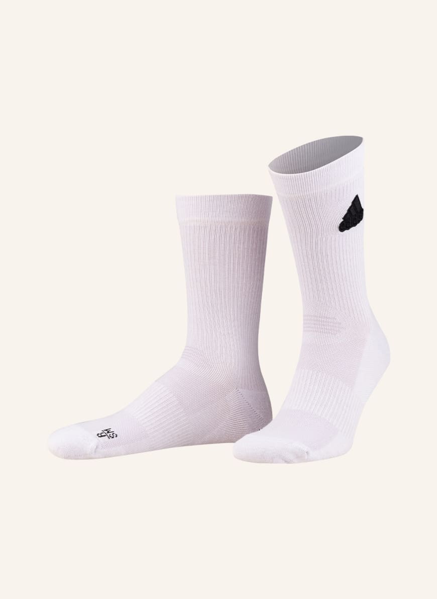 adidas Socks CREW, Color: WHITE/BLACK (Image 1)