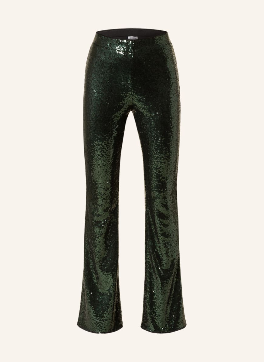 EDITED Trousers ZELINDA with sequins in dark green | Breuninger