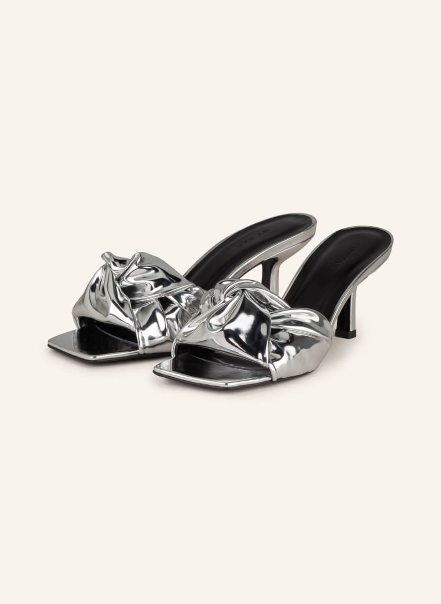 BY FAR Mules LANA, Color: SILVER (Image 1)