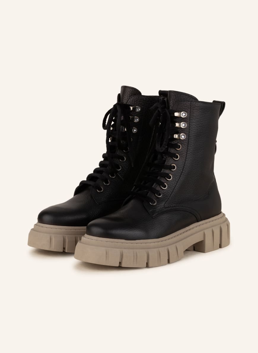 Pertini Lace-up boots, Color: BLACK(Image 1)