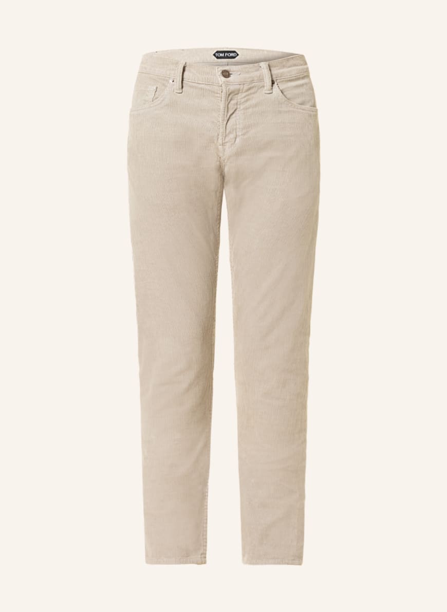 TOM FORD Corduroy trousers slim fit, Color: GRAY (Image 1)