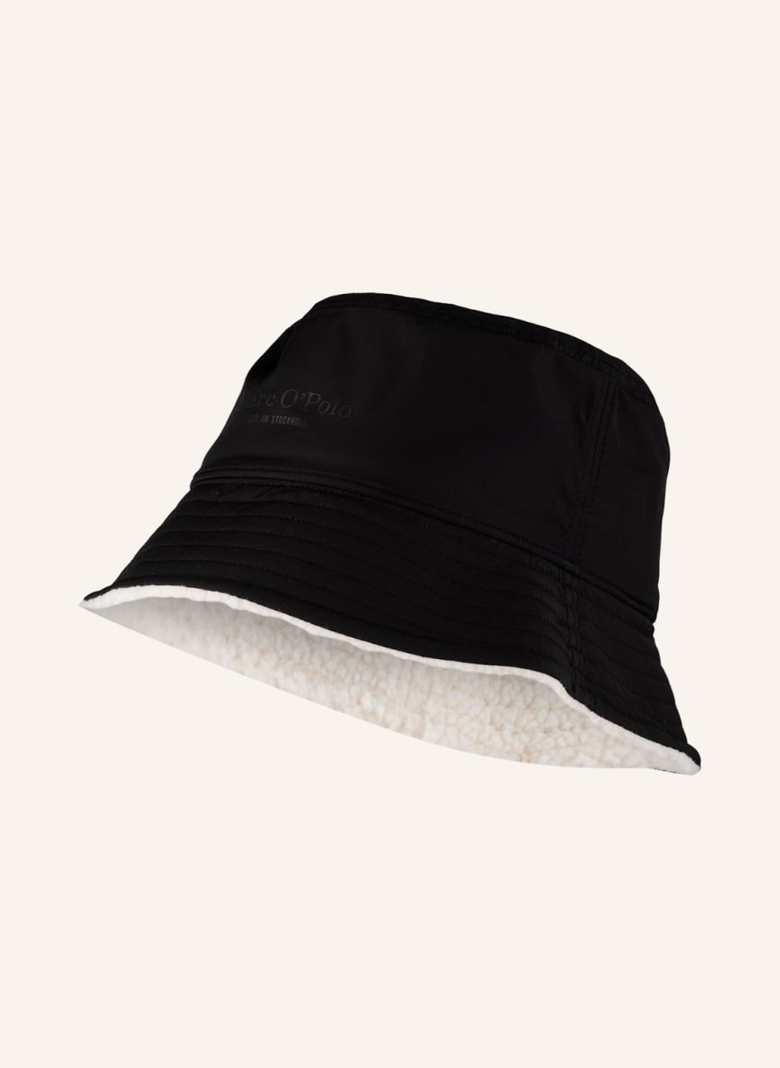 Marc O'Polo Bucket-Hat mit Teddyfell, Farbe: SCHWARZ (Bild 1)