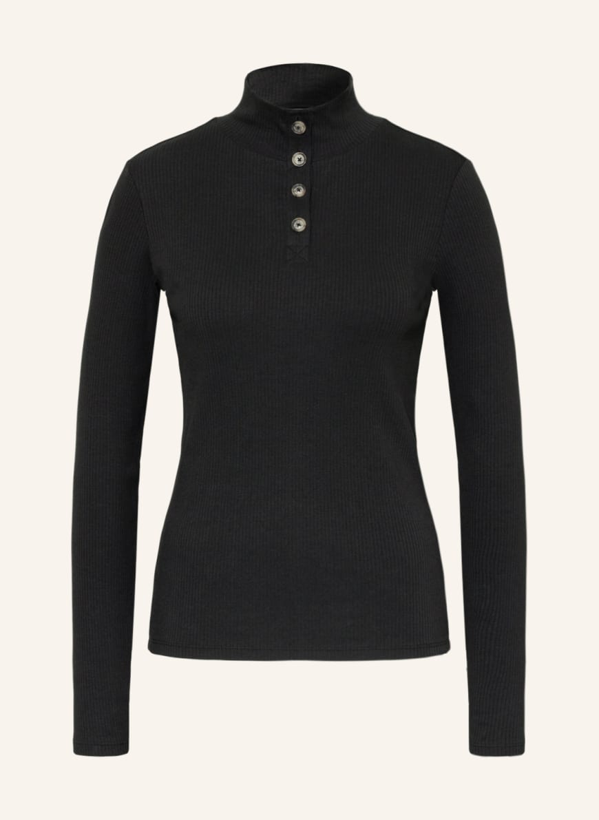 Marc O'Polo DENIM Long sleeve shirt, Color: BLACK (Image 1)
